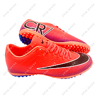 Футбольні бампи (сороконіжки) Nike Mercurial CR7 B1625-4 Orange, р. 40-45