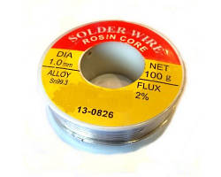 Припій олов'яно-свинцевий YIHUA ПОС-60, діам.-1,5 мм, 100 г, котушка