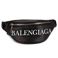 Сумка бананка на пояс P79 MAXI black/white