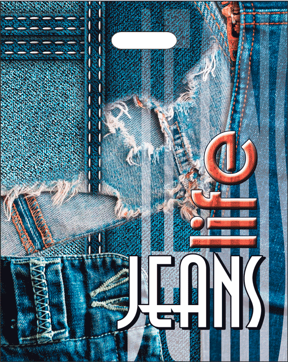 "Банан"Джинс Лайф" 35х44(+3дно)/50 -25 шт. в упаковці