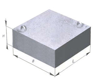 Опорная подушка бетонная ОП - 5 - фото 2 - id-p70500319