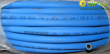 Рукав для газового зварювання Semperit Чехія Blue GOX 20 барів 50 м