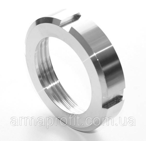 Гайка шлицевая (натискна) DIN AISI304 DN65, фото 1