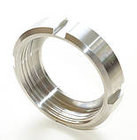 Гайка шлицевая (натискна) DIN AISI304 DN65, фото 5