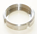 Гайка шлицевая (натискна) DIN AISI304 DN65, фото 7