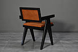 Дизайнерський стілець із натурального дерева, фото 3