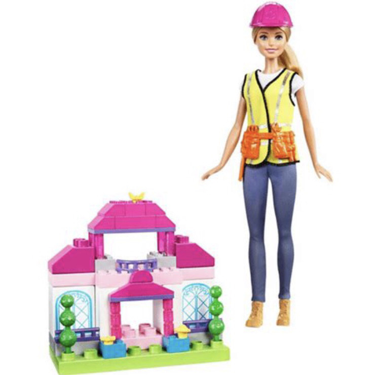 Лялька Барбі будівельник — Barbie Builder Doll & Playset, Blonde