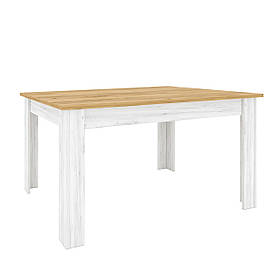 Стіл обідній S у вітальню Sudbury Дуб Крафт Білий / Дуб Крафт Золотий Blonski