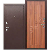 Двері вхідні металеві GARDA 60 мм, мідний антик