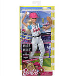 Лялька Барбі Бейсболістка Безмежні Рухи Barbie Made to Move Baseball Player Doll, фото 6
