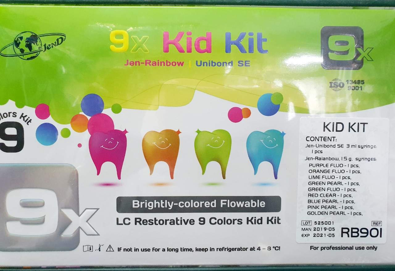 Джен-Рейнбоу Jen-Rainbow Kid Kit набір 9 шприців + бонд, фото 1