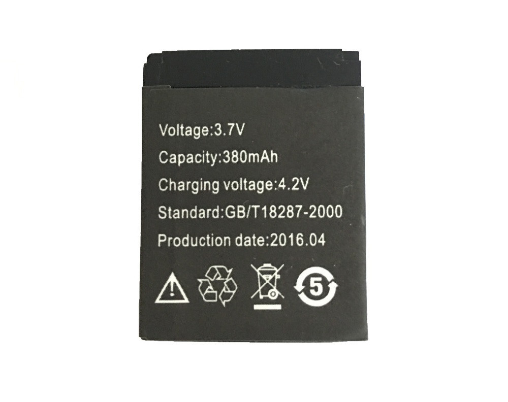 Акумулятор для смарт-годин UWatch A1/DZ09/GT08/X6 380 mAh (1_0047)