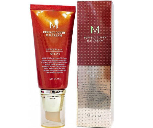 BB крем з ідеальним покриттям Missha Perfect Cover BB Cream SPF42/PA++ No.13, 50ml, фото 3