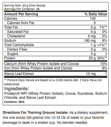 Протеин изолят EFX Sports Training Ground Protein Isolate 1089 г, фото 2