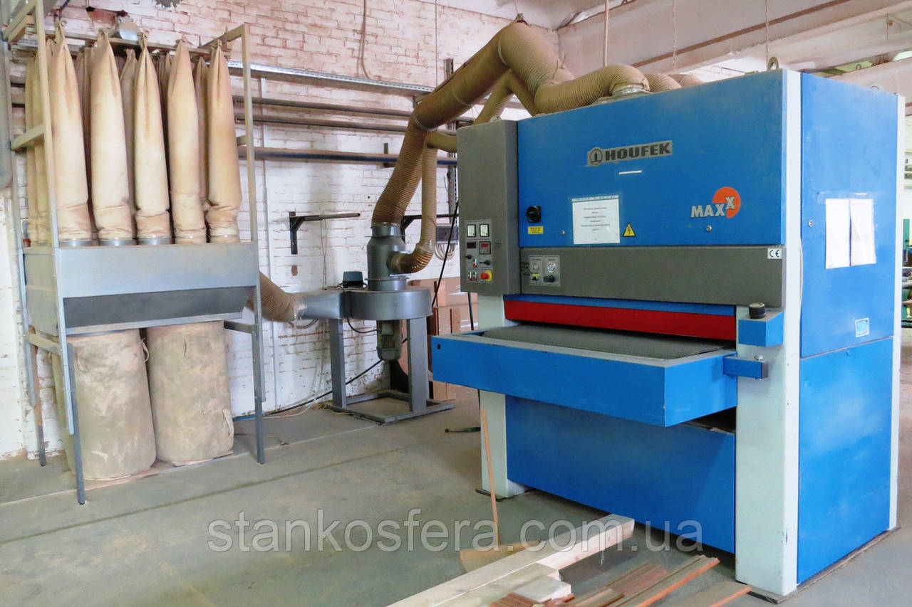 Калібрувально-шліфувальний верстат б/в Houfek Maxx 1300RC з двома агрегатами промислового типу