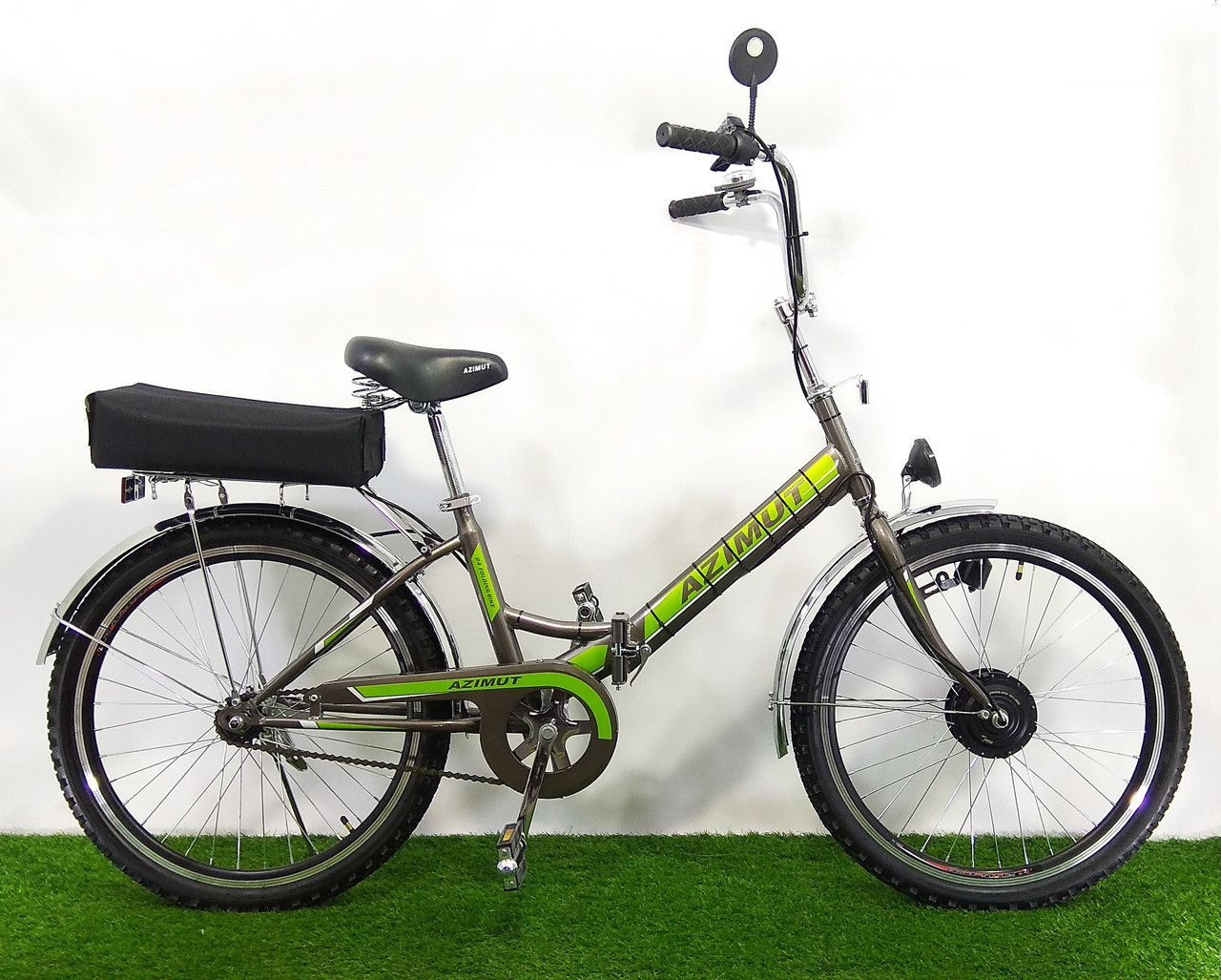 Електровелосипед складаний Azimut 24" lead-acid 24V/350W (пробіг 30-35 км)