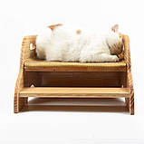 Лежак для кішки "Рамона" бланже оригінальний подарунок прикольний, фото 3