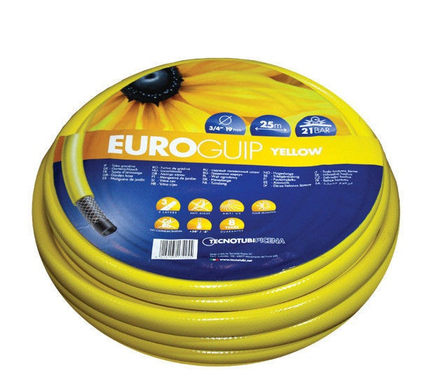 Поливальний шланг Tecnotubi Euro GUIP YELLOW 3/4" (50 м), фото 1
