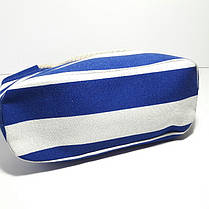 Пляжна сумка текстильна річна синя смуга опт, фото 3