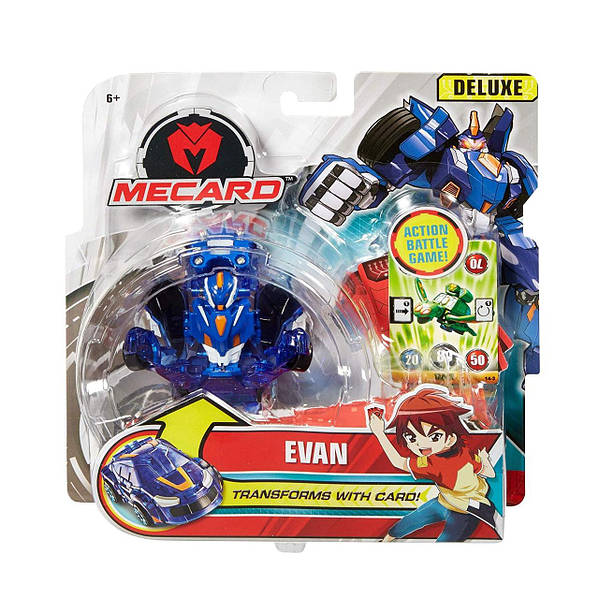 Mecard Evan Deluxe Transforming Robot to Toy Car 972007624