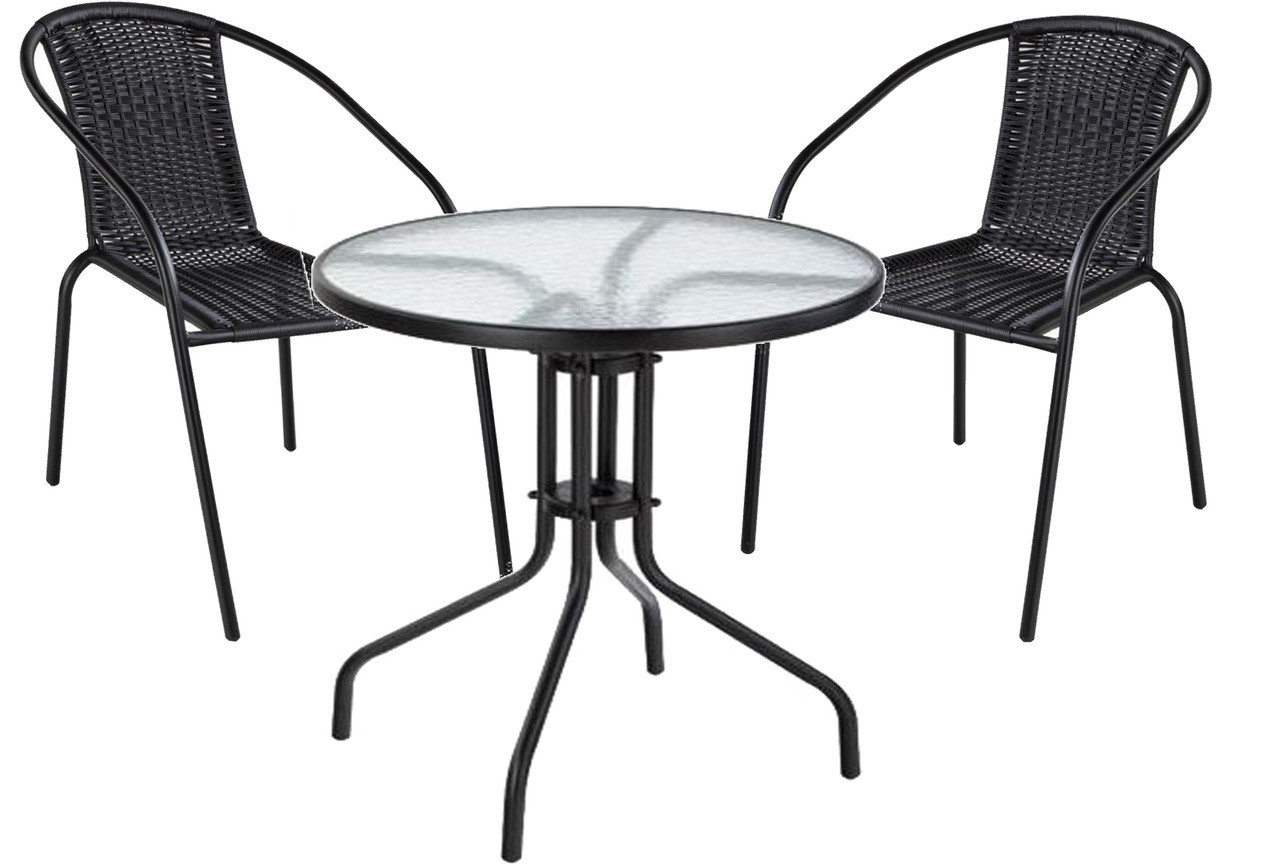 Набір садових меблів PATIO стіл + 2 стільці Польща, фото 1