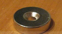 Неодимовый магнит под шуруп 10мм/3мм (0.7 кг)