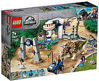 Lego Jurassic World Нападение трицератопса 75937