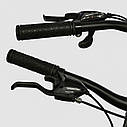 Спортивний велосипед чорний CORSO Strange 24 дюйми 21 швидкість алюмінієва рама дітям від 8 років, фото 7