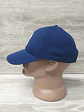 Чоловіча бейсболка, кепка, матеріал лакоста, вишивка "New York", розмір 57-58, на регуляторі Синій, фото 3