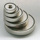 Магніт неодимовий, у корпусі ззенковим 25 мм 14 кг, фото 2