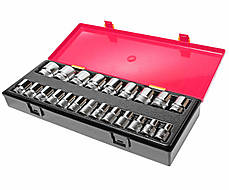 Набір головок JTC K4221 8-32 мм 6 гр. 1/2" 22 од.