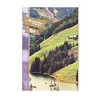 Блокнот А5 твёрдая обложка, 160 л. клетка, "Пейзаж" 1В948