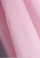 Блідо-рожевий тюль шифон (вуаль) однотонний