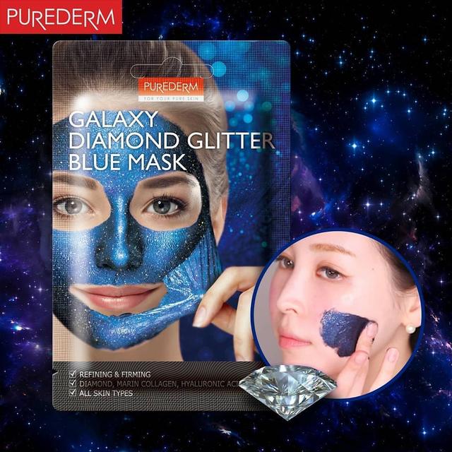 Purederm Galaxy Diamond Glitter Blue Mask