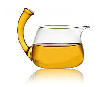 Чахай скляний із жовтою ручкою 350 мл