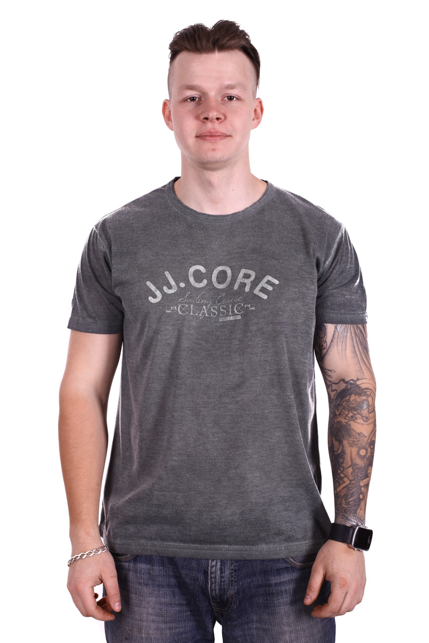 Футболка StrongMan JJ.Core f2118/3 Темно-сіра M