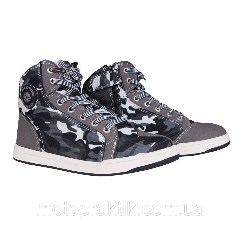 SCOYCO Thomas Shoes Camo/Grey, 41 Мотоботинки міські із захистом