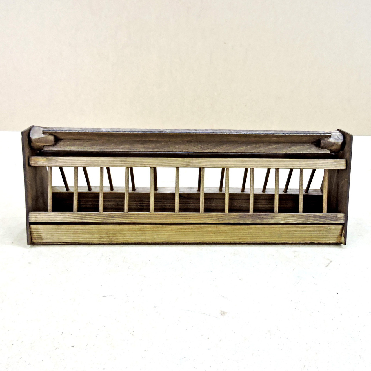 Дерев'яна годівниця для голубів "Якобін 50" коричнева