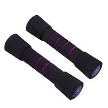 Гантелі для спорту IronMaster 2 шт. по 1.5 кг з неопреновым покриттям для фітнесу