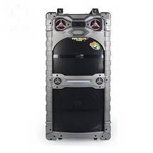 Велика акумуляторна акустика Trolley Speaker USB/FM/Bluetooth 450 Вт із радіомікрофонами, фото 2