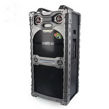 Велика акумуляторна акустика Trolley Speaker USB/FM/Bluetooth 450 Вт із радіомікрофонами, фото 1
