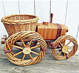 Квітник для саду, садовий декор трактор, фото 4