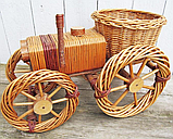 Квітник для саду, садовий декор трактор, фото 5