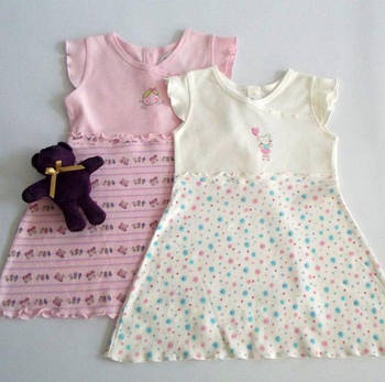 Плаття для новонароджених для дівчинки 0-18 міс бавовна Польща