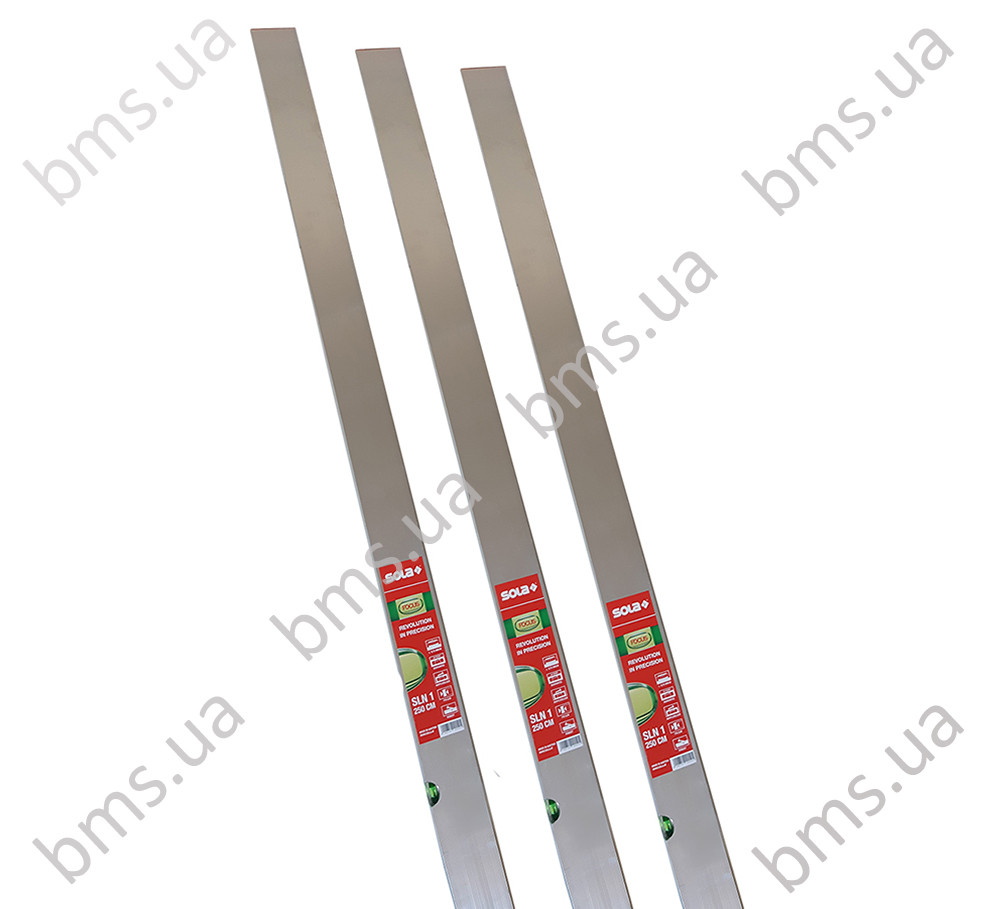 Правило-рівень 2.5 м (2мм) Sola для стяжки SLN 1