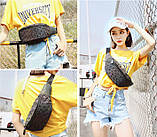 Сумка-бананка жіноча поясна Bao Bao з трикутниками (флуоресцентна), фото 8