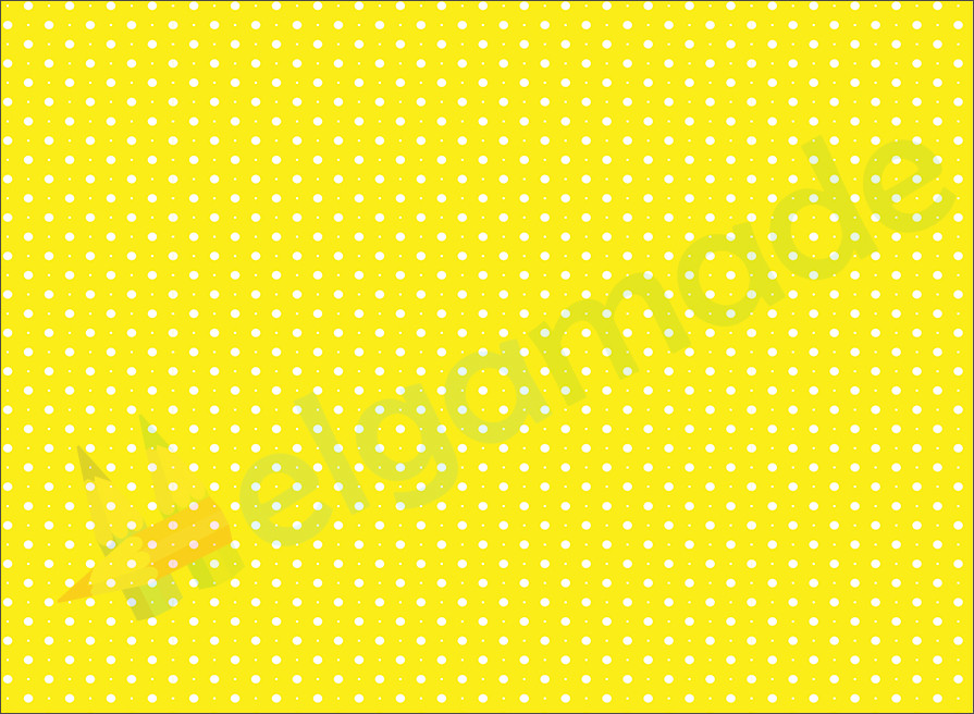 Фетр з принтом ГОРОШОК НА ЖОВТОМУ, 22x30 см, корейський жорсткий 1.2 мм
