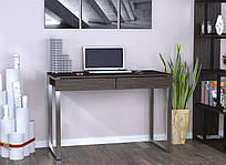 Сучасний Письмовий стіл без тумб мінімалізм L-11 Loft Design Дуб Палена, Чорний