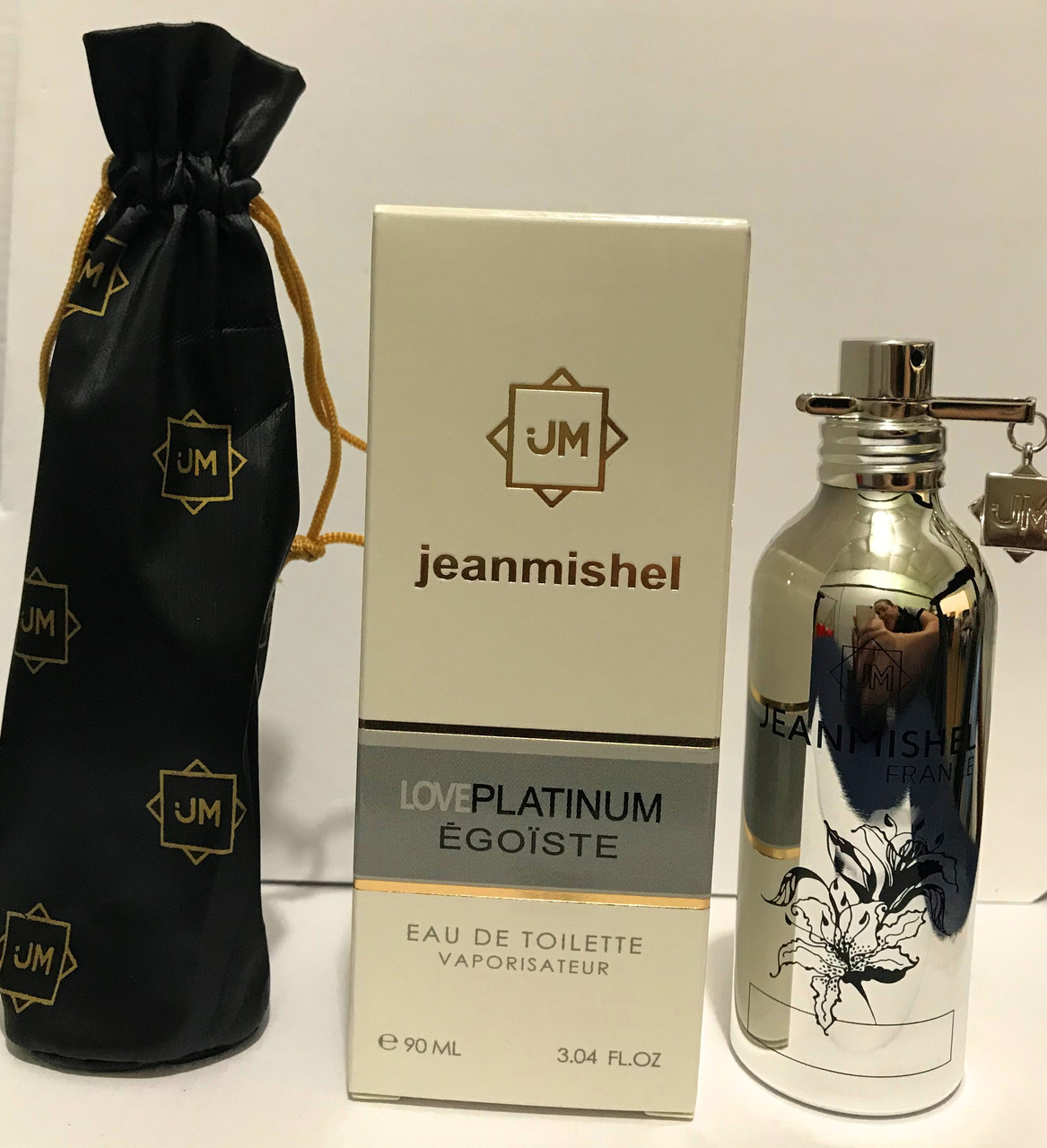 Чоловіча парфумована вода jeanmishel Love Egoiste Platinum Pour Homme 90ml, фото 1