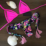 Жіночий роздільний пляжний купальник бікіні 2019, багато кольорів, фото 2